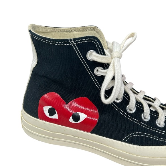 Play Comme de Garçons + Converse High Top Sneakers - Picture 5 of 8